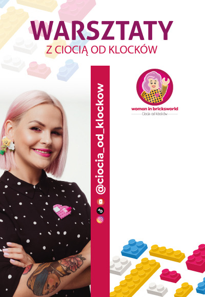 WARSZTATY Z CIOCIĄ OD KLOCKÓW (7+)  13:00