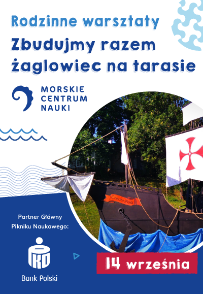 Zdjęcie - Rodzinne warsztaty: Zbudujmy razem żaglowiec na tarasie MCN (dla dzieci w wieku 8–12 lat)