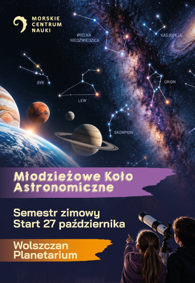 Zdjęcie - Młodzieżowe Koło Astronomiczne – grupa średniozaawansowana